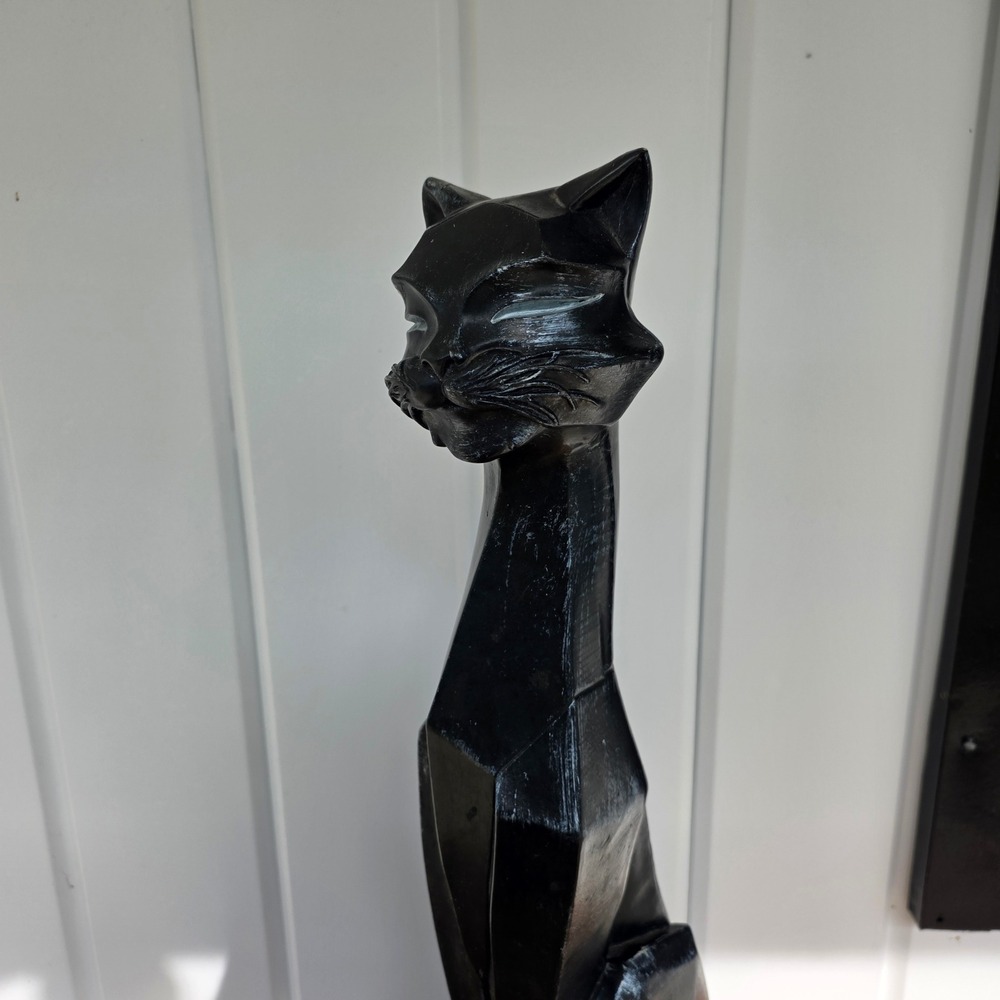 Vtg universal statuary corp. siamese Cat Statue Tall 24" MCM Floor Decor feline - Picture 5 of 16